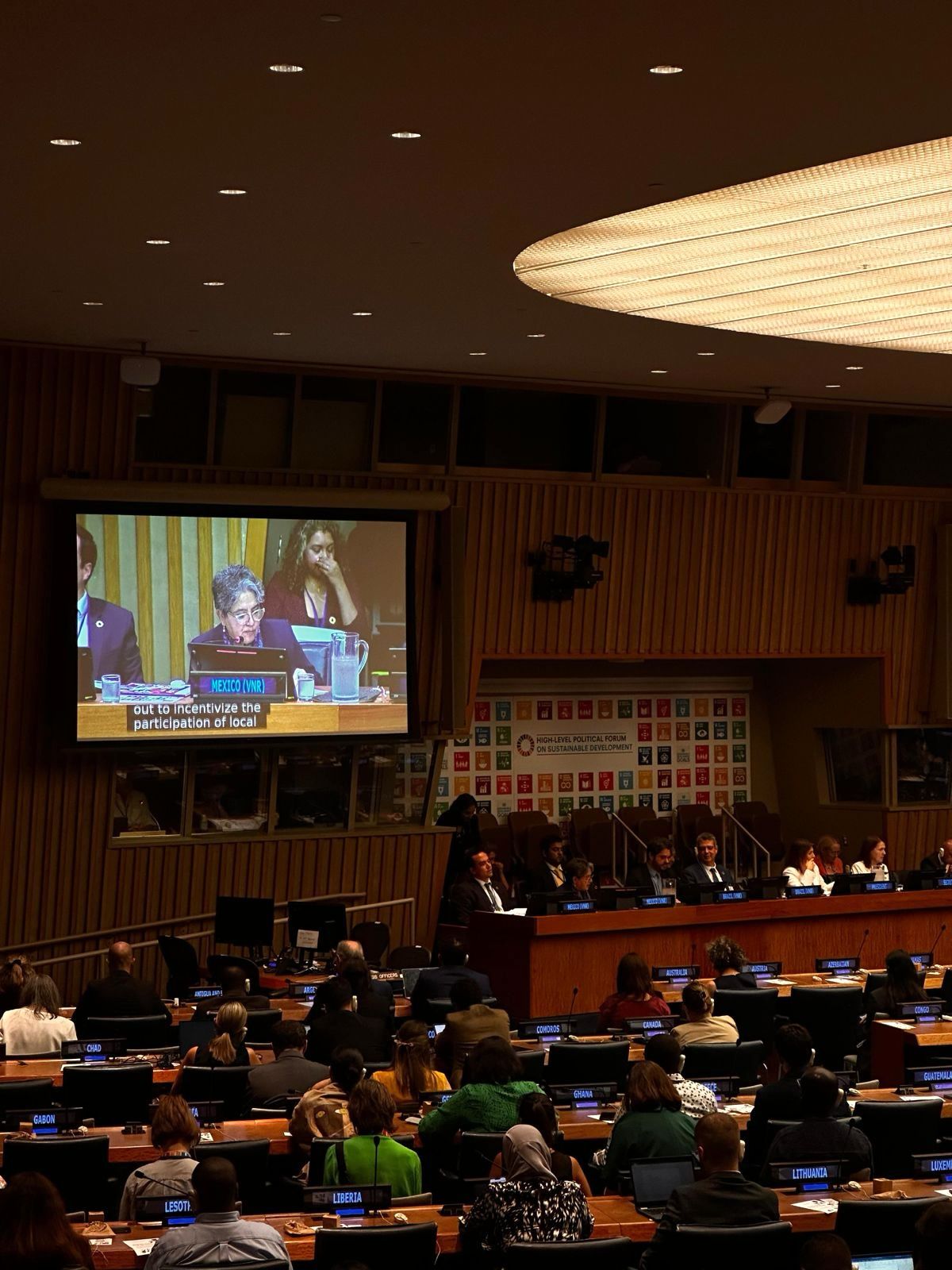 Asiste Américo Villarreal a presentación del Cuarto Informe Nacional Voluntario de México en la ONU