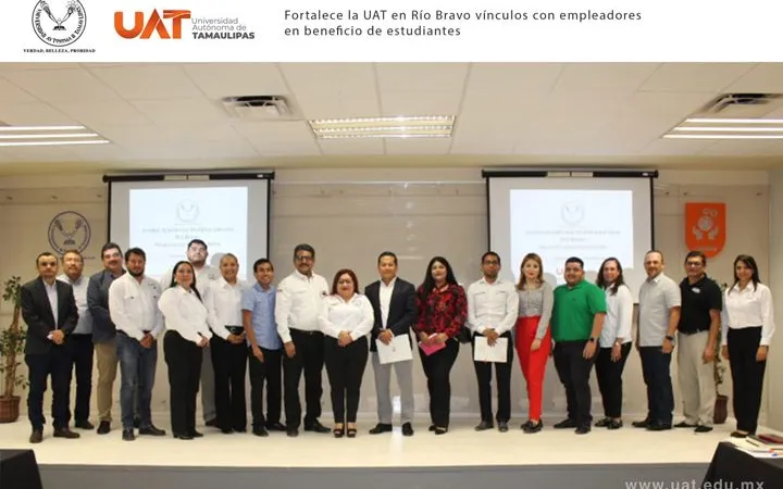 Fortalece la UAT en Río Bravo vínculos con empleadores en beneficio de estudiantes