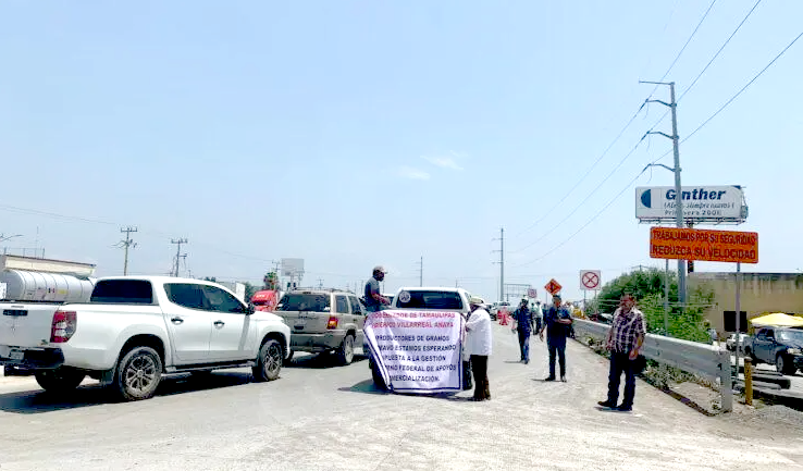 Productores de sorgo siguen en su lucha anuncian manifestaciones