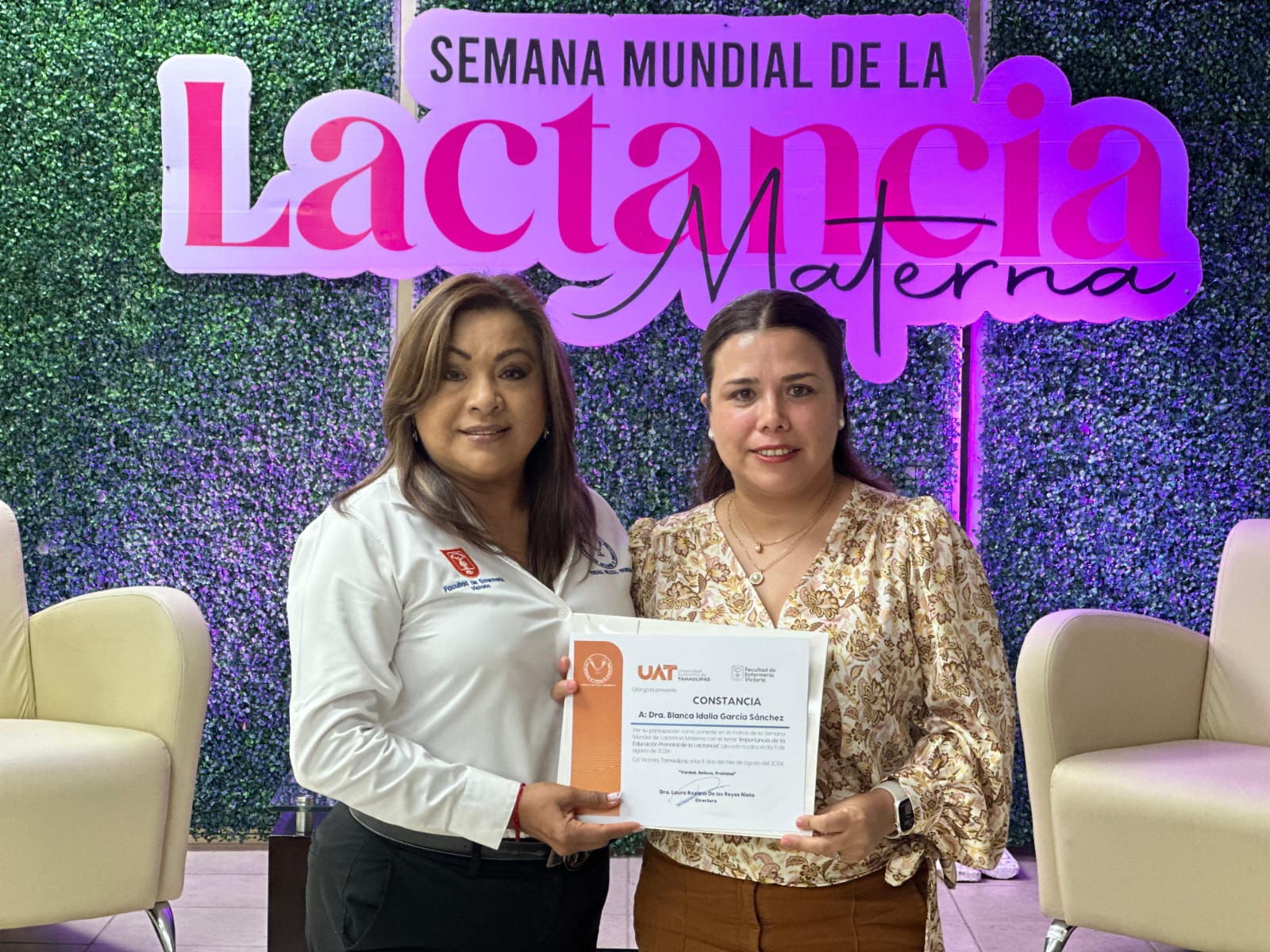 Participó SST en actividades de la UAT para promover lactancia materna