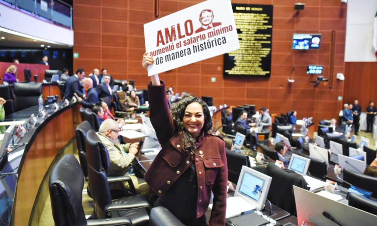 Salario mínimo siempre tendrá aumentos por encima de la inflación: Olga Sosa