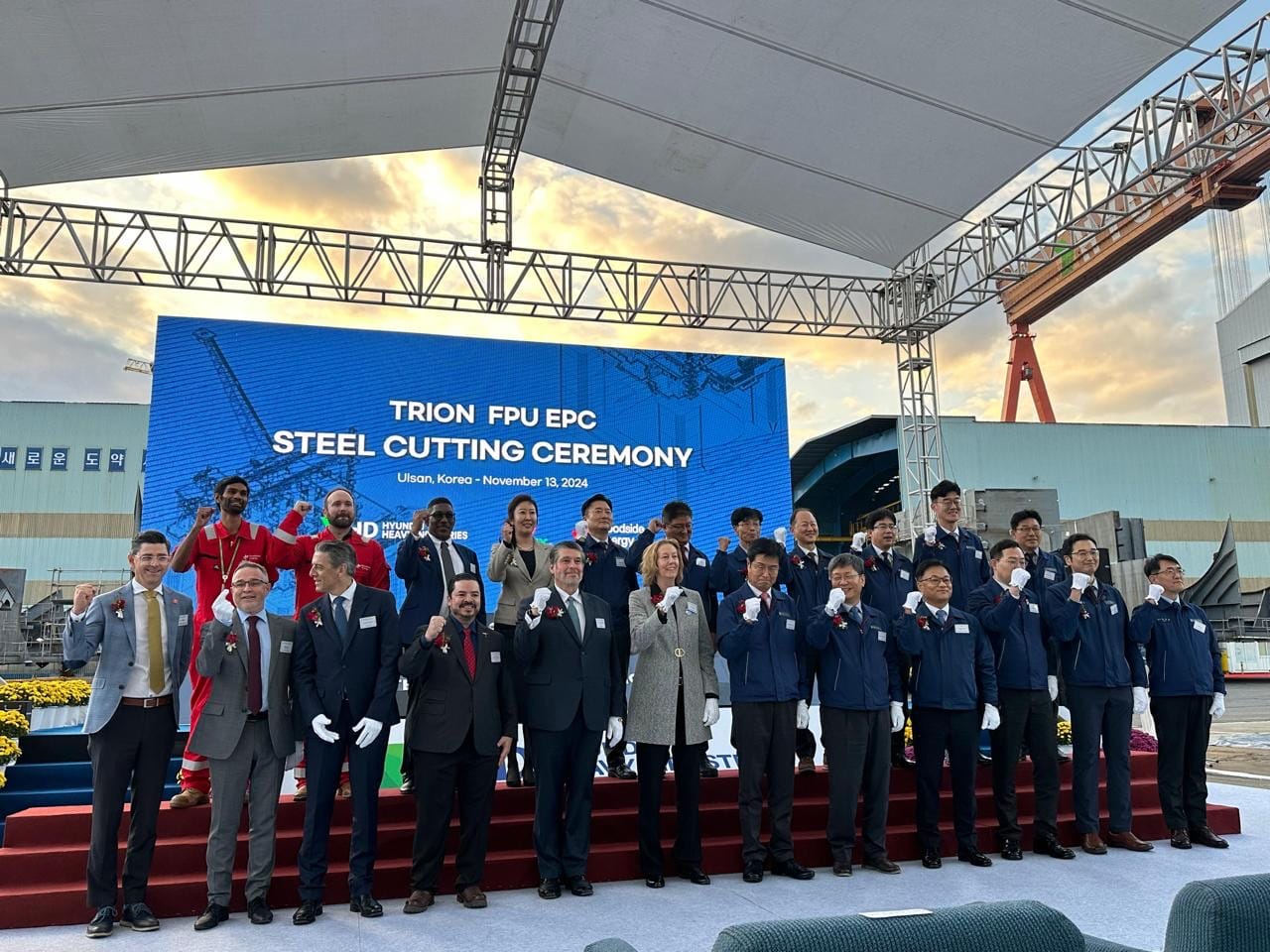 Arranca en Corea construcción de plataforma marítima de producción destinada a Tamaulipas