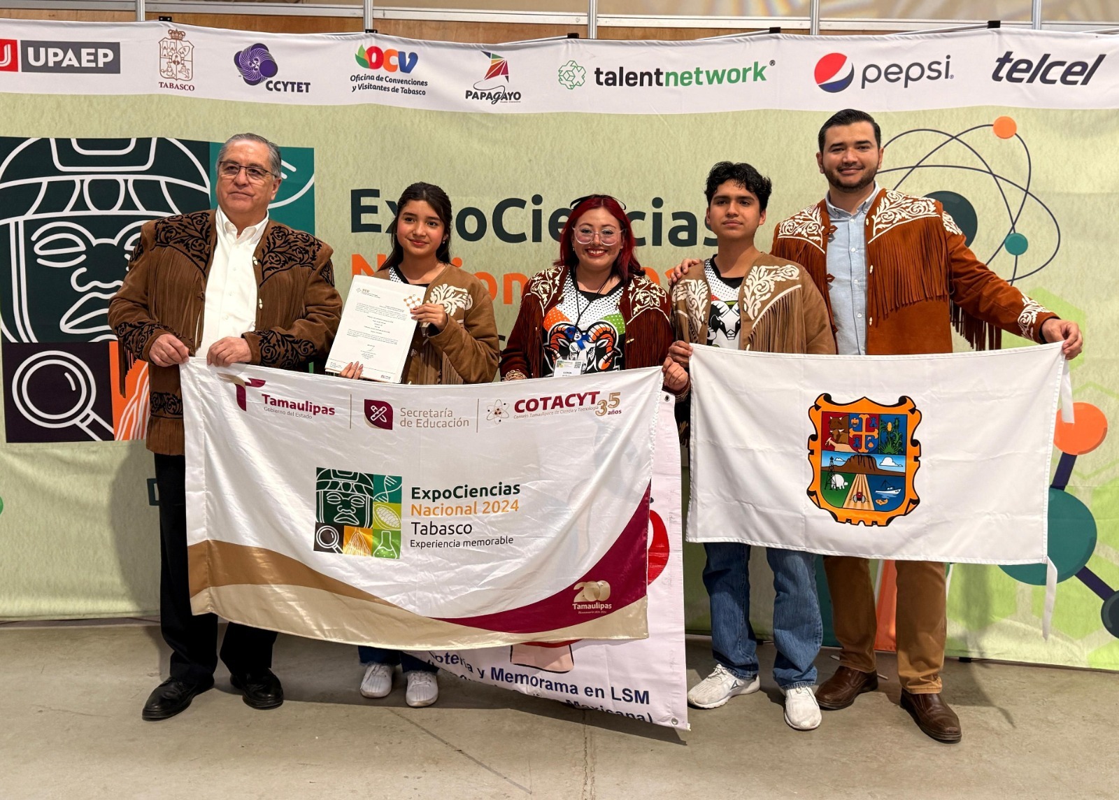 Ganan estudiantes tamaulipecos su pase a certámenes internacionales de ciencia en el 2025