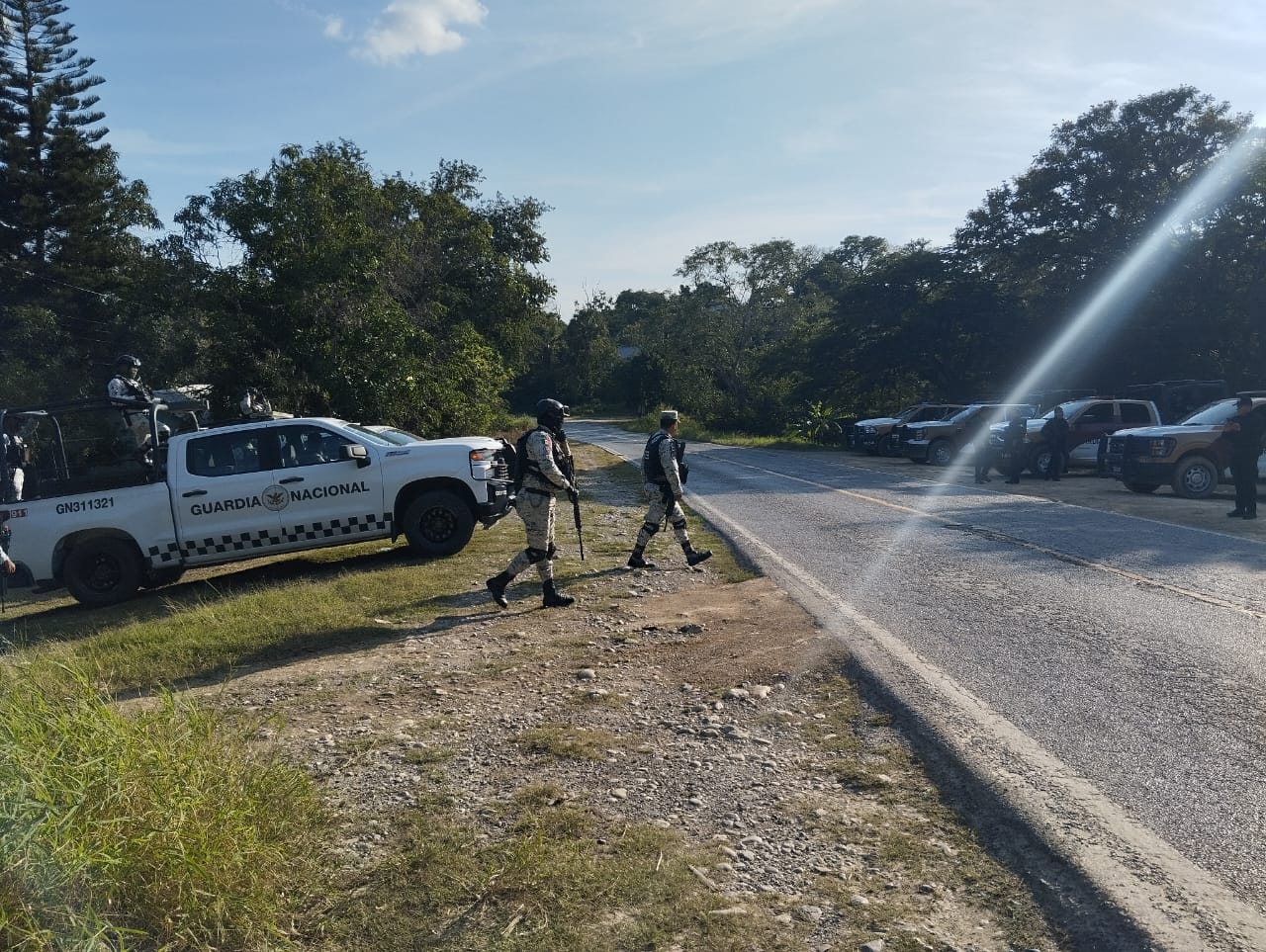 Participa Guardia Estatal en operativos interinstitucionales de vigilancia en carreteras