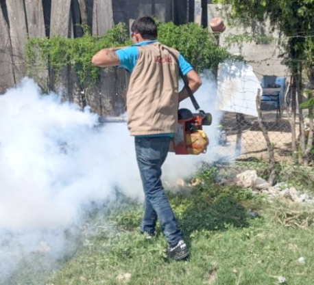 Coepris se suma al combate contra el Dengue en la zona sur del Estado.