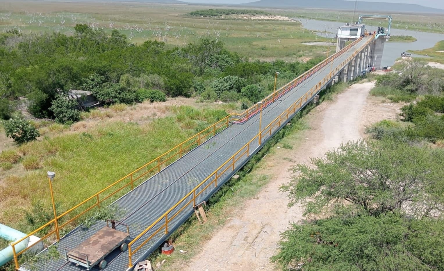 La presa Vicente Guerrero está por debajo del 60% de su capacidad.