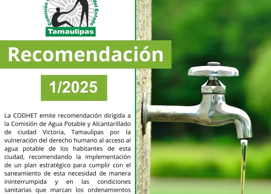 Emite Derechos Humanos su primera recomendación 2025