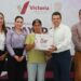 Con corazón y vocación entregan 1500 apoyos alimentarios en Victoria.