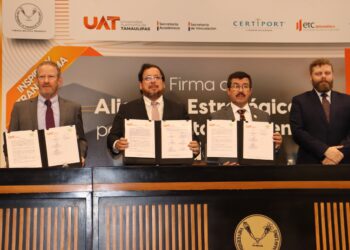 Rector de la UAT formaliza alianzas para impulsar certificaciones  internacionales