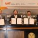 Rector de la UAT formaliza alianzas para impulsar certificaciones internacionales