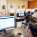 Entrega rector equipamiento en la Facultad de Ciencias de la Educación y Humanidades