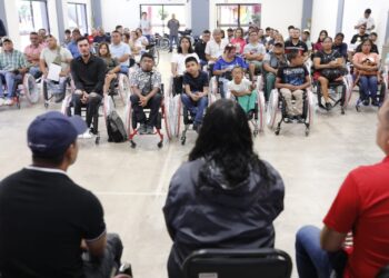 Realiza DIF Tamaulipas segunda capacitación y donación de sillas de ruedas para personas  discapacitadas