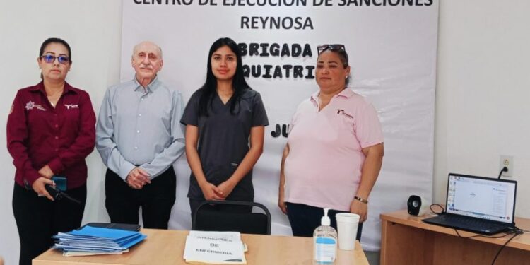 Reciben PPLs en CEDES Reynosa atención psiquiátrica gratuita
