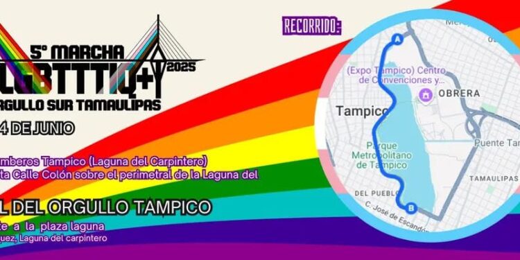 Quinta Marcha del Orgullo LGBTTTIQ+ en Tampico: Más que una fiesta, un llamado a la acción