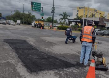 Avanza mejora de calles en Victoria