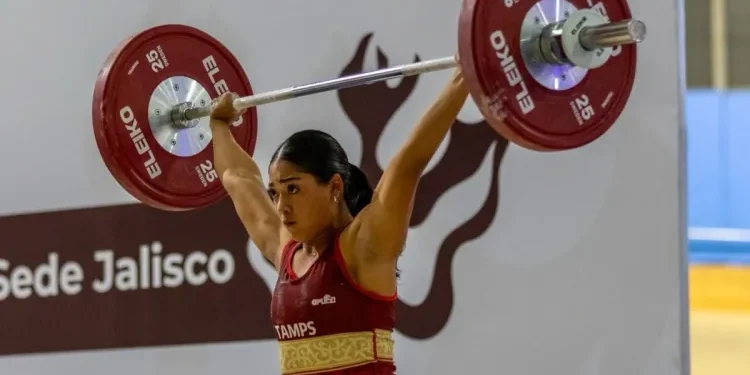 Suma Tamaulipas nueve medallas en levantamiento de pesas de la Olimpiada Nacional 2025