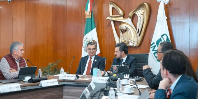Acuerdan gobernador y director general del IMSS fortalecer la seguridad social e infraestructura en Tamaulipas