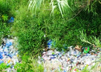 Ciudadanos siguen tirando basura al lecho del río San Marcos