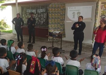 Previene Guardia Estatal de Género violencia en planteles de educación básica de Tampico