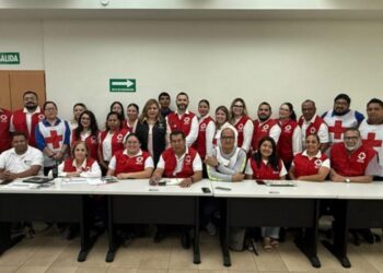 Capacita Secretaría del Trabajo a personal de la Cruz Roja en Tampico en materia de seguridad e higiene laboral