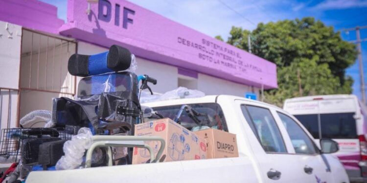 Entrega DIF Tamaulipas apoyos funcionales a través de la Ruta de la Esperanza en 26 municipios