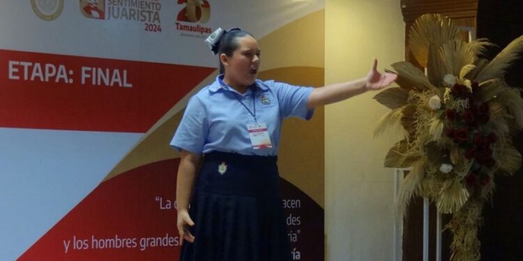 Representará estudiante tamaulipeca a México en el XI Concurso Internacional de Oradores en Perú