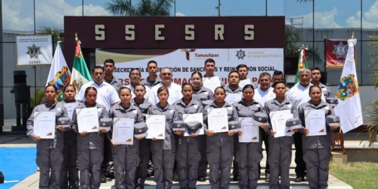 Reconoce SSPT a egresados del Curso de Formación Inicial para Policía Penitenciaria