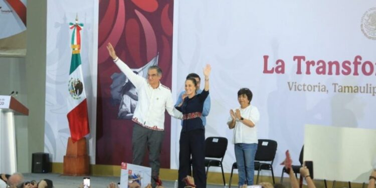 Reitera presidenta todo su apoyo para consolidar la transformación en Tamaulipas