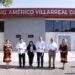 Inaugura Américo Villarreal gimnasio en Escuela Normal de Educadoras, legado de su padre