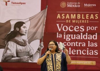 Visita Tamaulipas Citlalli Hernández y llama a construir un país sin violencia contra las mujeres
