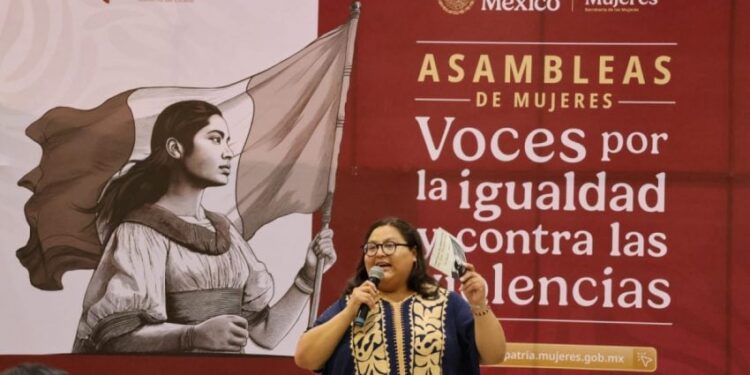 Visita Tamaulipas Citlalli Hernández y llama a construir un país sin violencia contra las mujeres