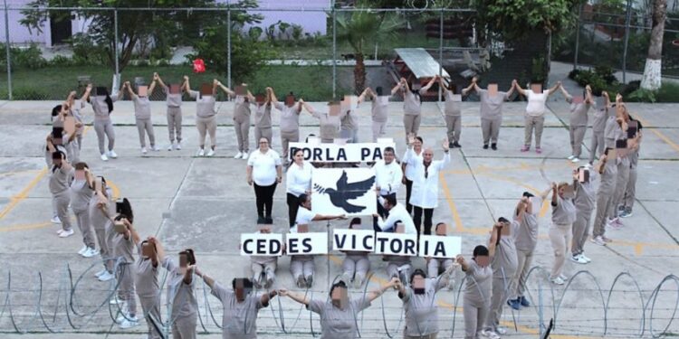 Difunden PPLs en CEDES de Tamaulipas el valor de la paz a través del arte