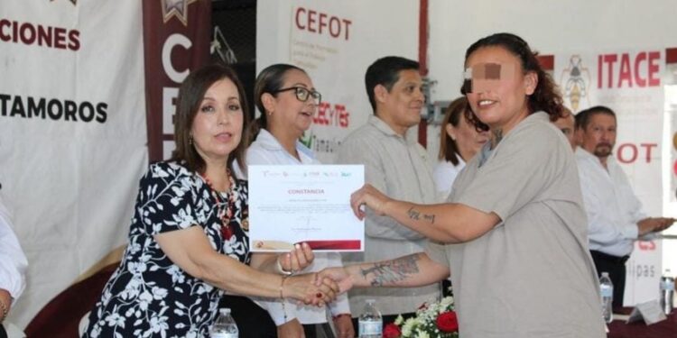Entregan más de 600 constancias de capacitación laboral a PPLs del CEDES Matamoros