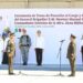 Asiste gobernador Américo Villarreal a toma de protesta del comandante interino de la 48 Zona Militar