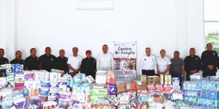 Se suma SSPT a colecta en apoyo a familias afectadas por inundaciones en Tamaulipas y Veracruz