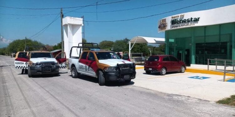 Tiene Guardia Estatal vigilancia permanente en instituciones bancarias
