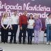 Apapachan Américo y María a las familias de Higuerillas con la Brigada Navideña Transformando Familias