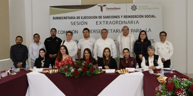 Celebra SSPT sesión extraordinaria de la Comisión Intersecretarial para la Reinserción Social y Servicios Post Penales