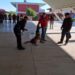 Guardia Estatal refuerza seguridad escolar con binomio canino