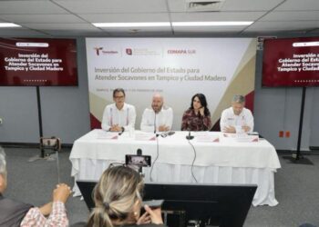 Destina Gobierno de Tamaulipas 105 millones de pesos para atender problemática de socavones en Tampico y Ciudad Madero