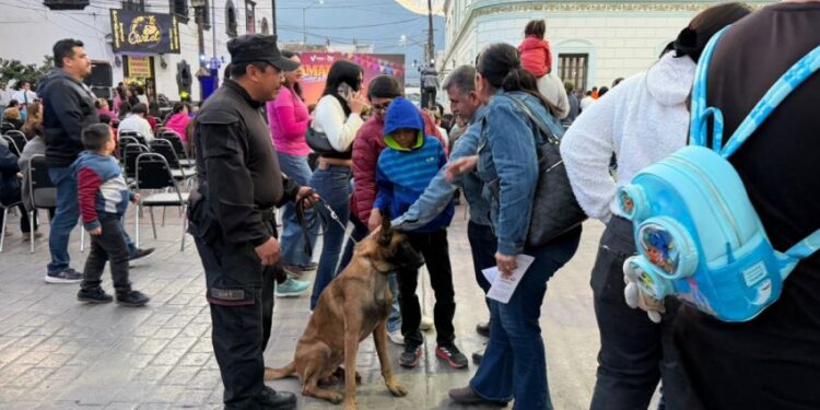 Convive Guardia Estatal con familias victorenses