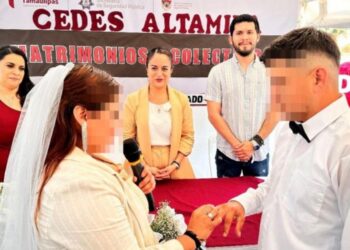 Celebra CEDES Altamira Día de San Valentín con matrimonios colectivos