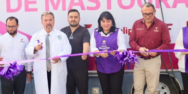 CEAV Tamaulipas instala unidad móvil de mastografías gratuitas en Victoria