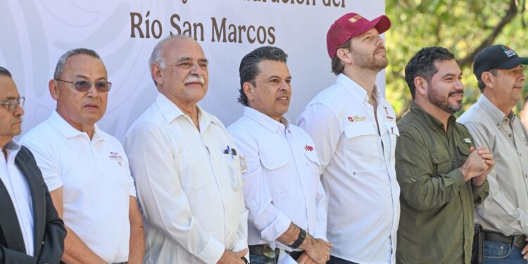 En el río San Marcos conmemoran el Día Mundial del Agua.
