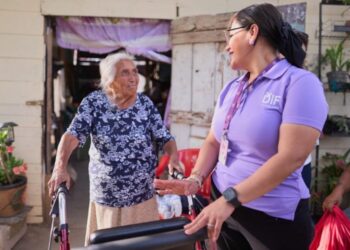 Casa por casa, lleva DIF Tamaulipas apoyo y bienestar a familias de la zona conurbada