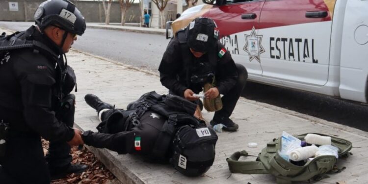 Capacita SSPT a 19.º bloque del Curso de Medicina Táctica Policial