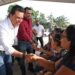 Llegan apoyos alimentarios al área rural de Victoria.