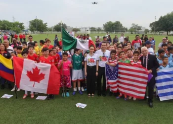 Rueda el balón en el Mundialito DIF Victoria 2026.