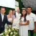 Apadrinan Lucy y Lalo Gattás a 72 matrimonios en ceremonia colectiva del DIF