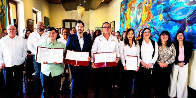Firman SIPINNA Tamaulipas e INJUVE convenio para fortalecer derechos y participación adolescente